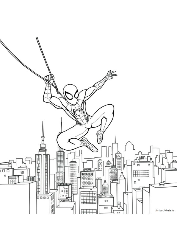 Spider Man Colouring In Pictures