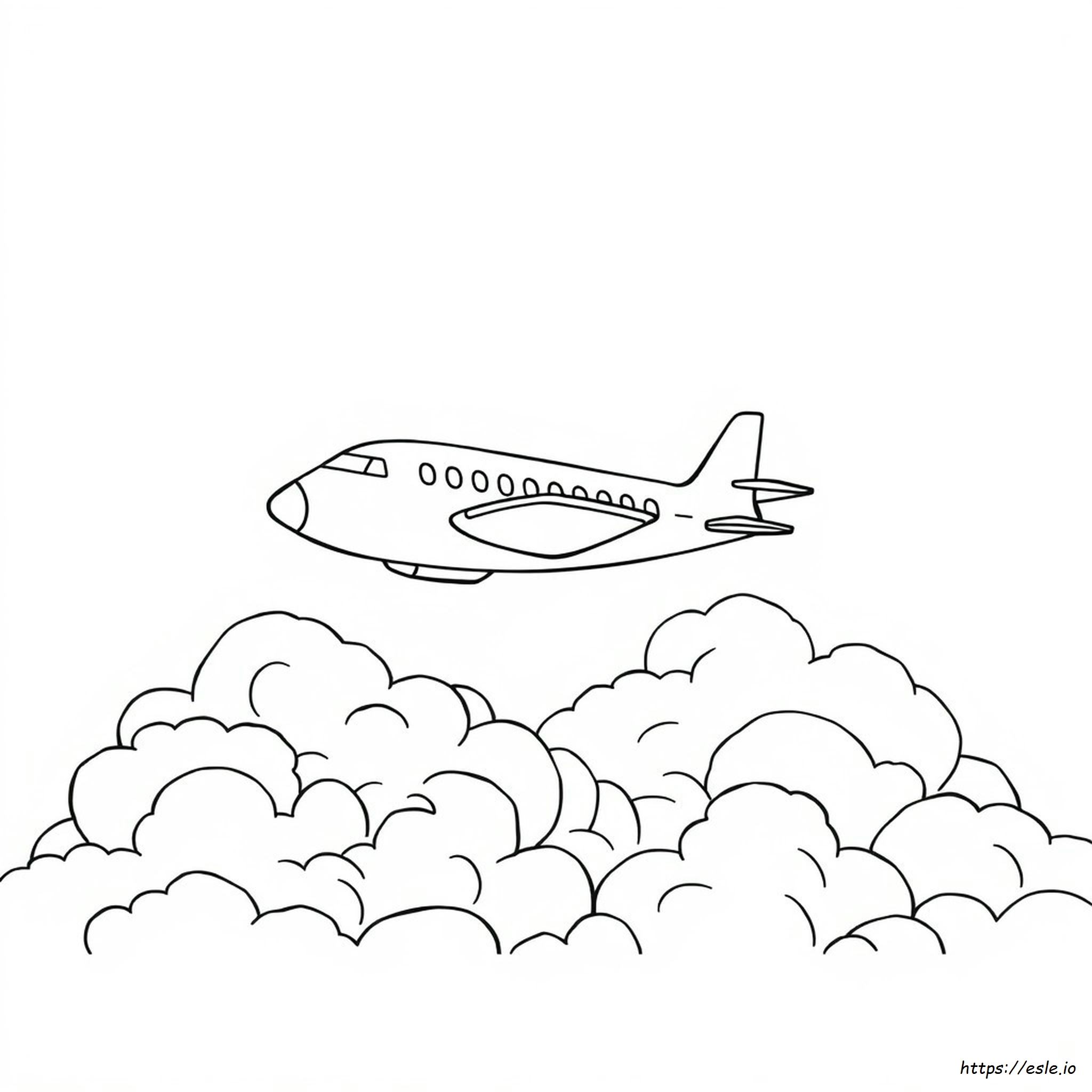 Aeroplane Colouring Pages