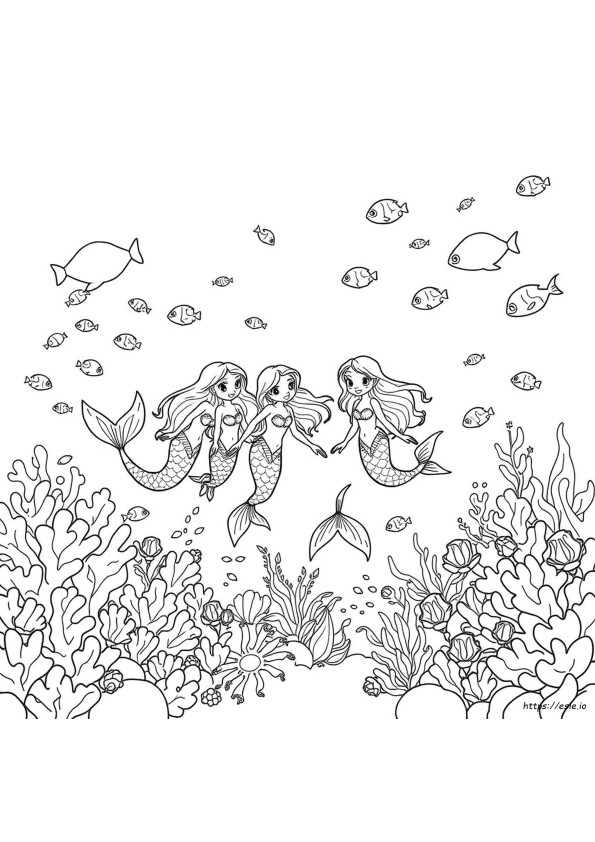 Mako Sirenas Páginas Para Colorear