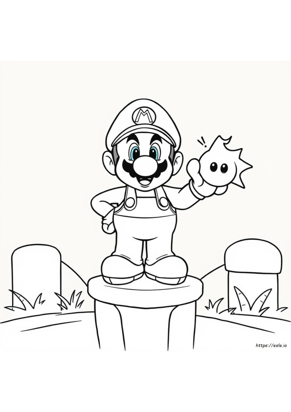 Mario Colouring Pictures