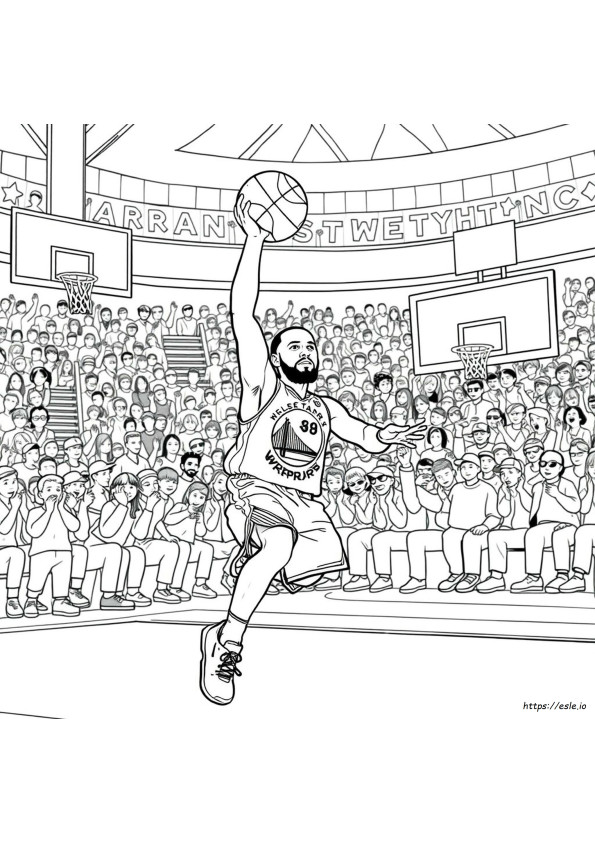 Steph Curry Coloring Pages