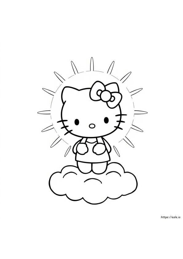 Hello Kitty De Colorat Transparent