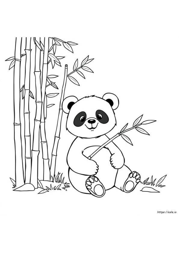 Niedliche Panda Ausmalbilder