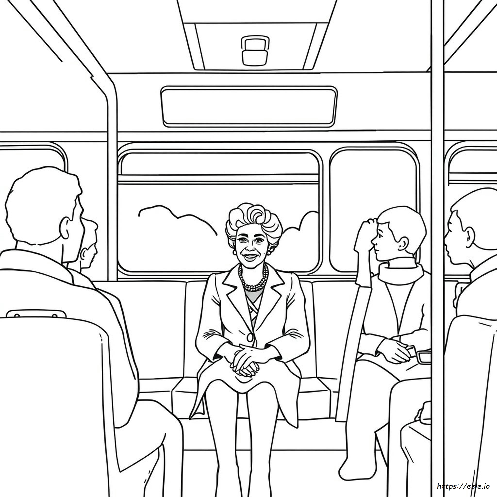 Rosa Parks Ausmalbilder