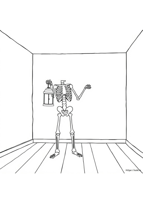 Gambar Mewarnai Tengkorak