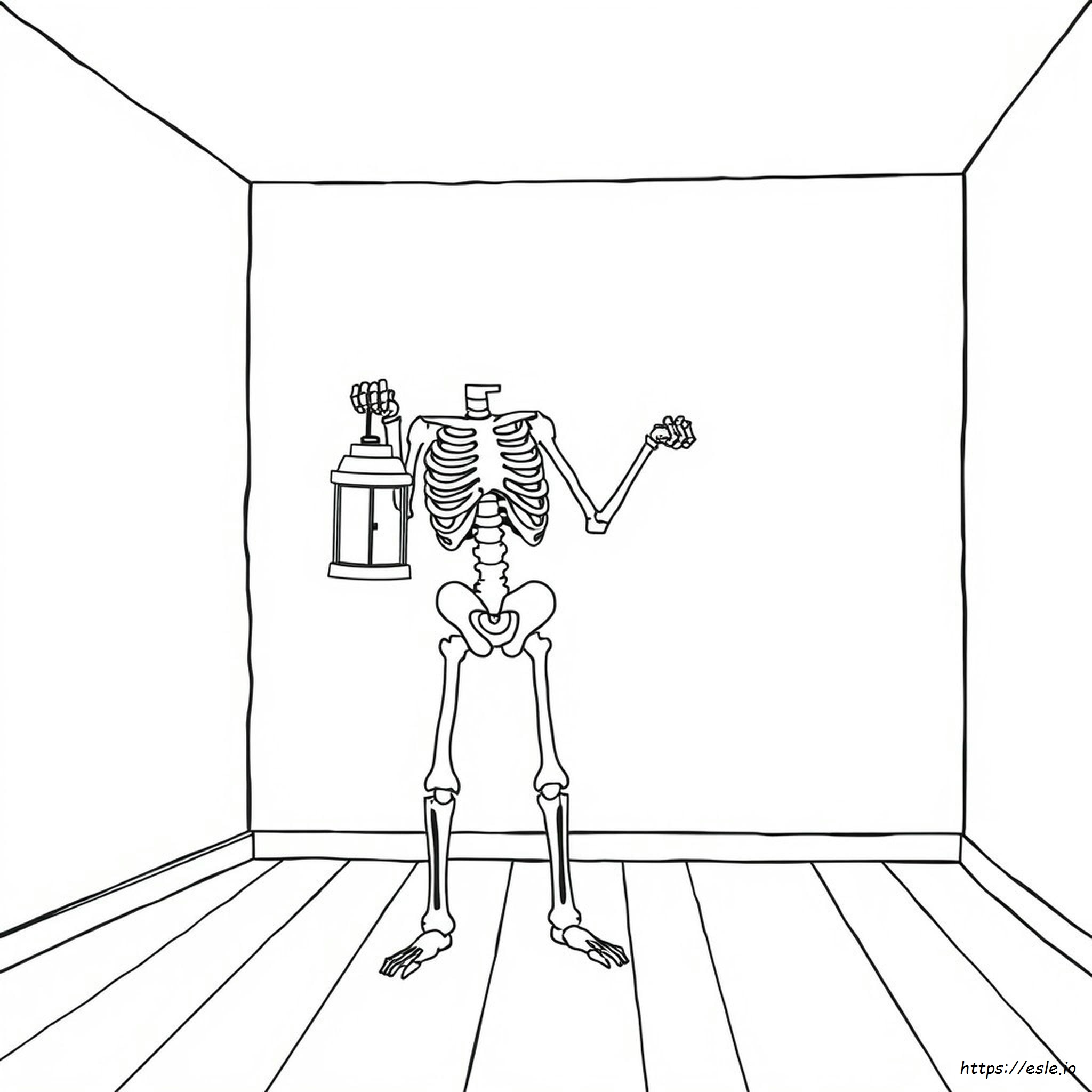 Skeleton Colouring Pictures