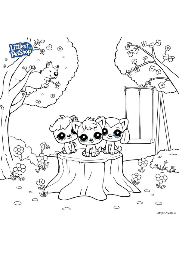 Littlest Pet Shop Un Mundo Nuestro Páginas Para Colorear