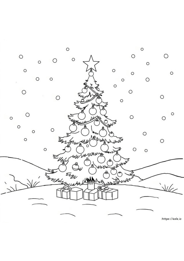 Hard Christmas Coloring Pages