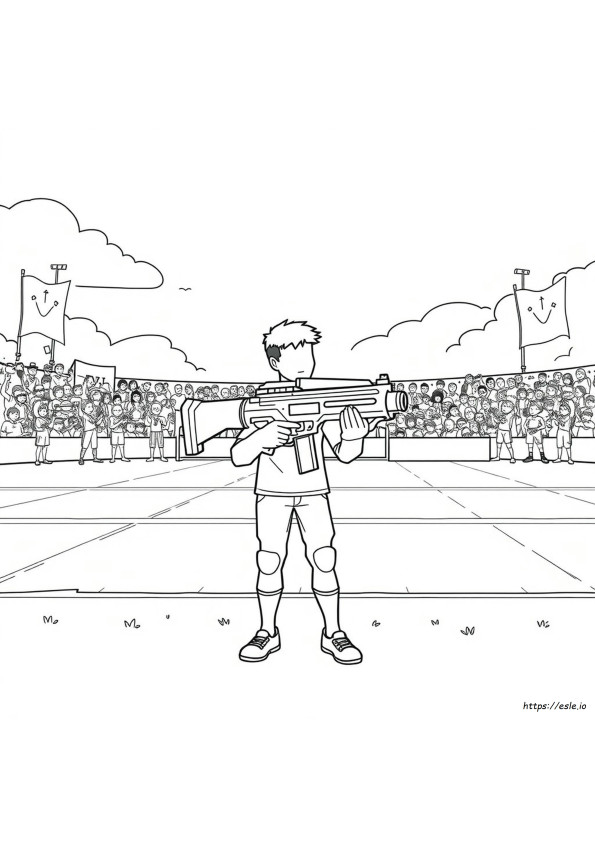 Nerf Rival Gambar Mewarnai