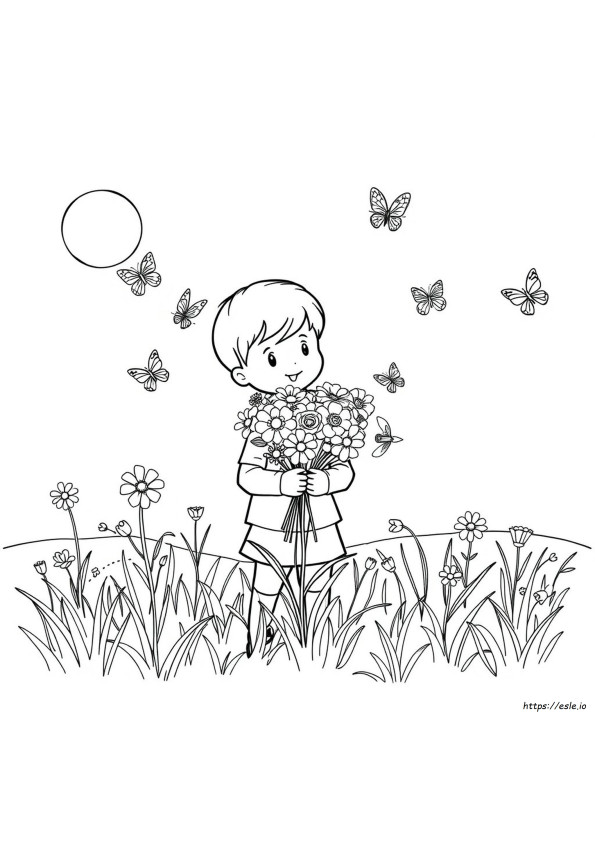 Disegni Di Primavera Per Bambini Da Colorare E Stampare