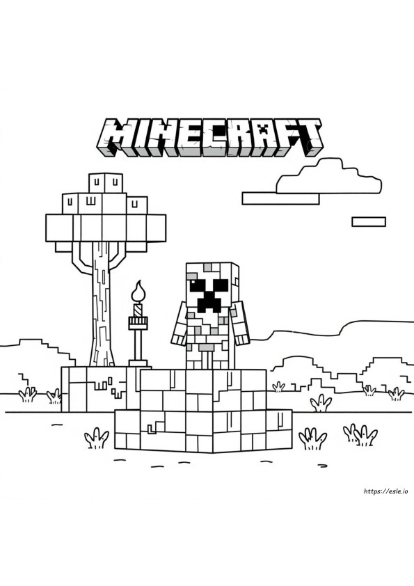 Minecraft Coloring Pages To Print