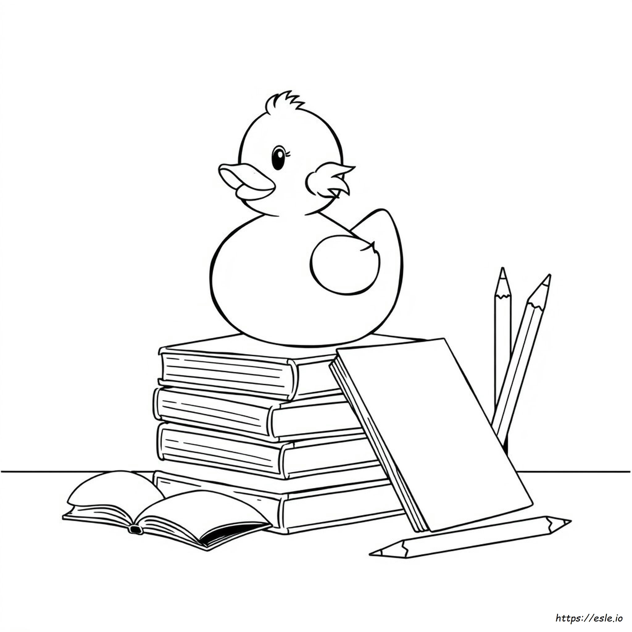Rubber Duck Colouring Pages