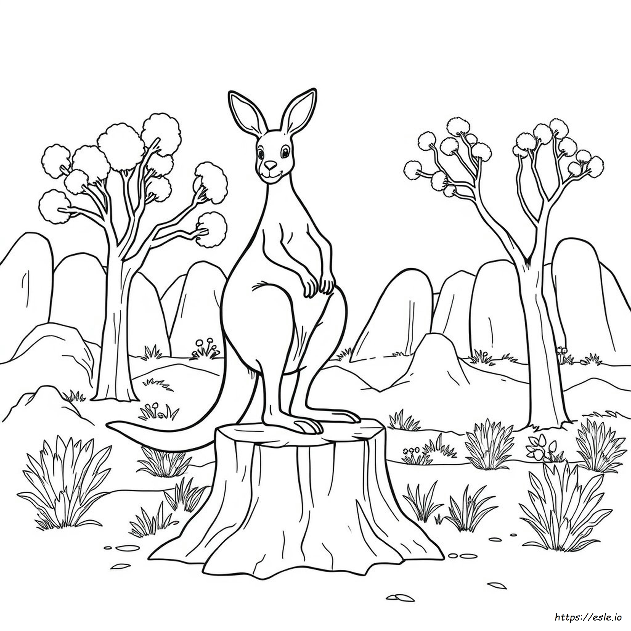 Australia Colouring In
