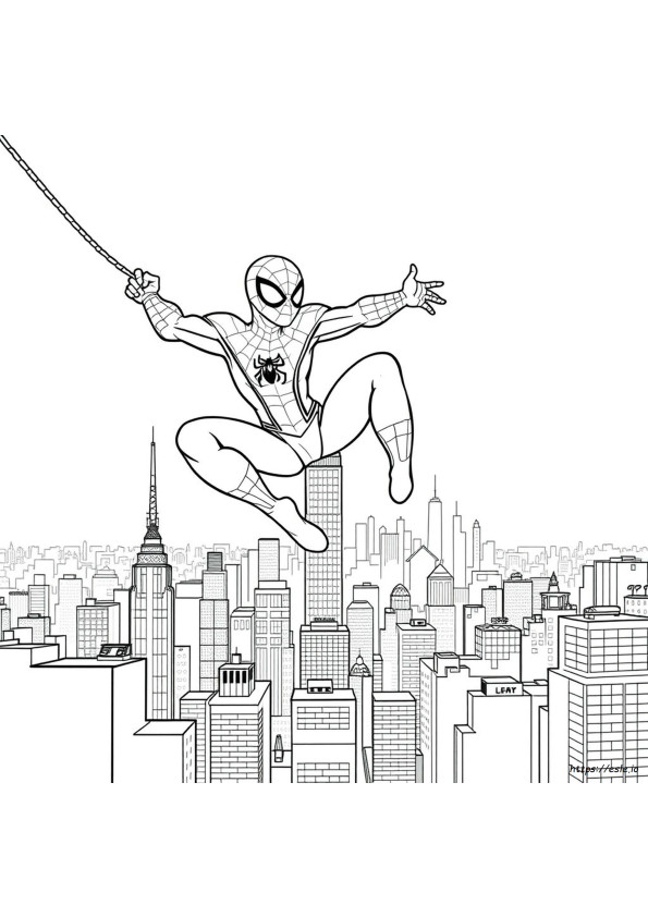 Spiderman Coloring Pictures Printable
