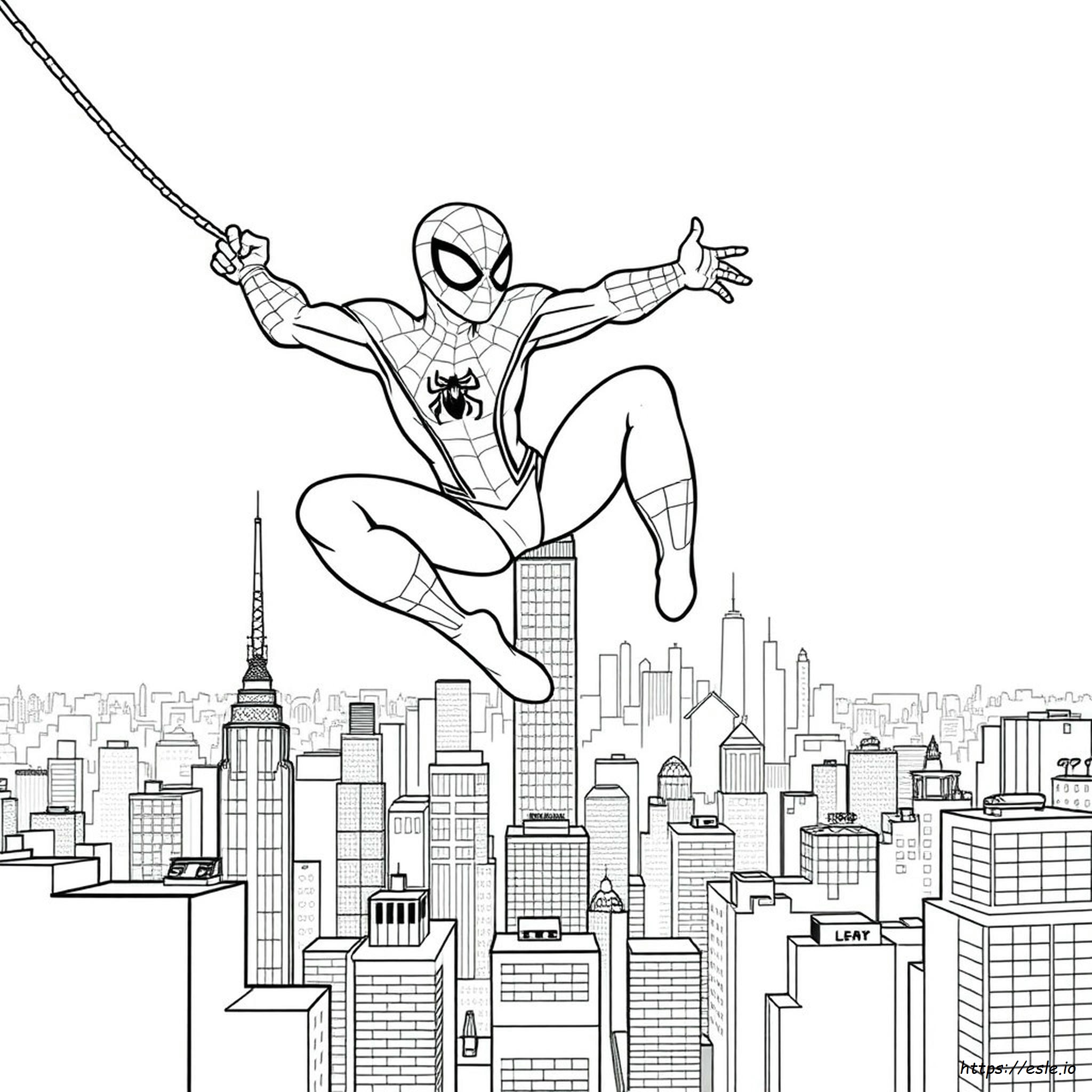 Kolorowanki Spiderman Do Druku