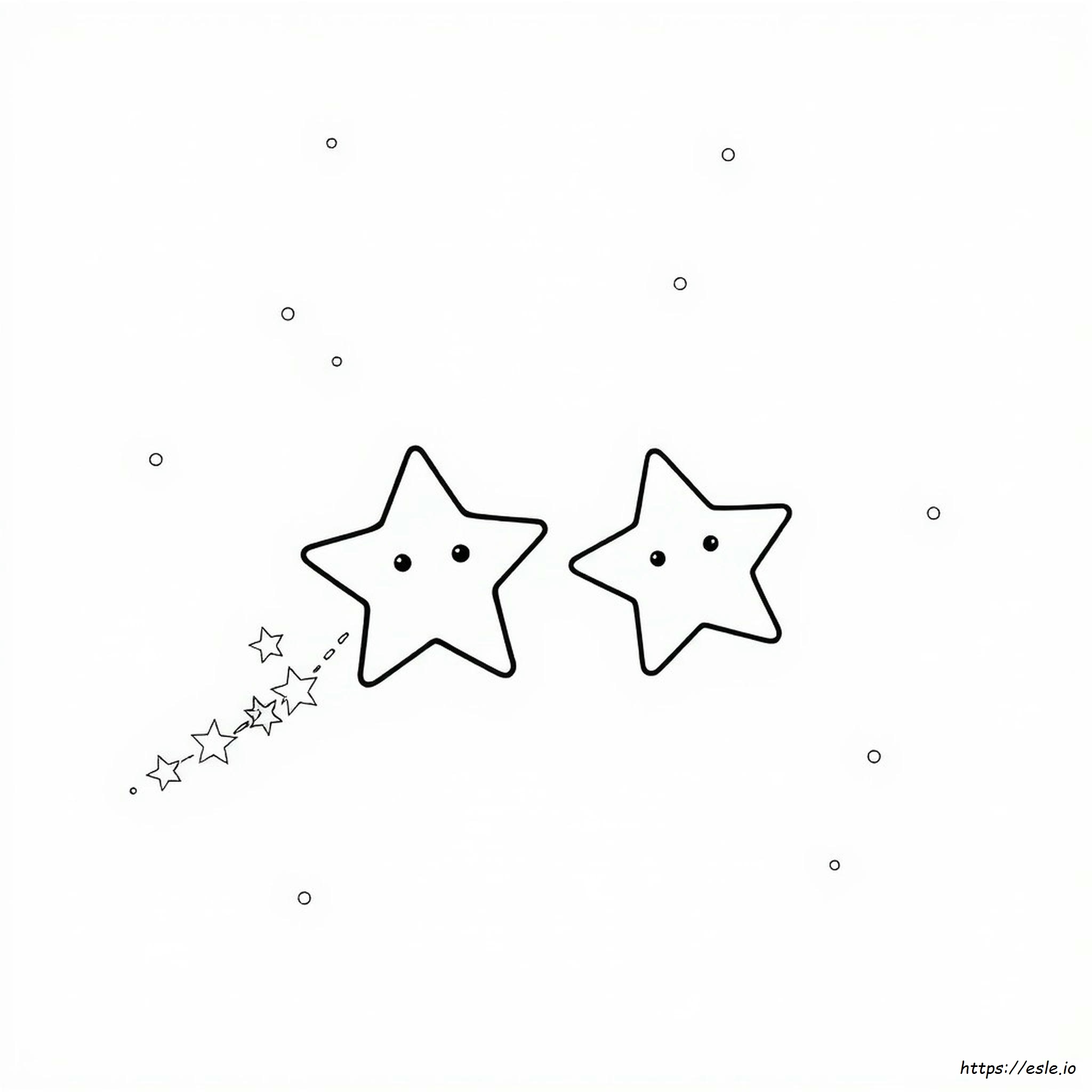 Buku Mewarnai Little Twin Stars