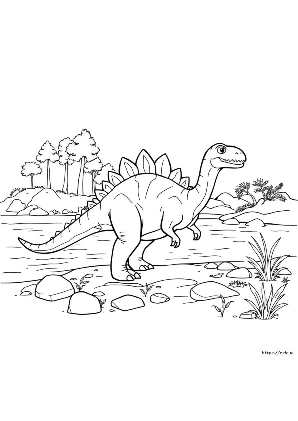 Spinosaurus Värityskuva