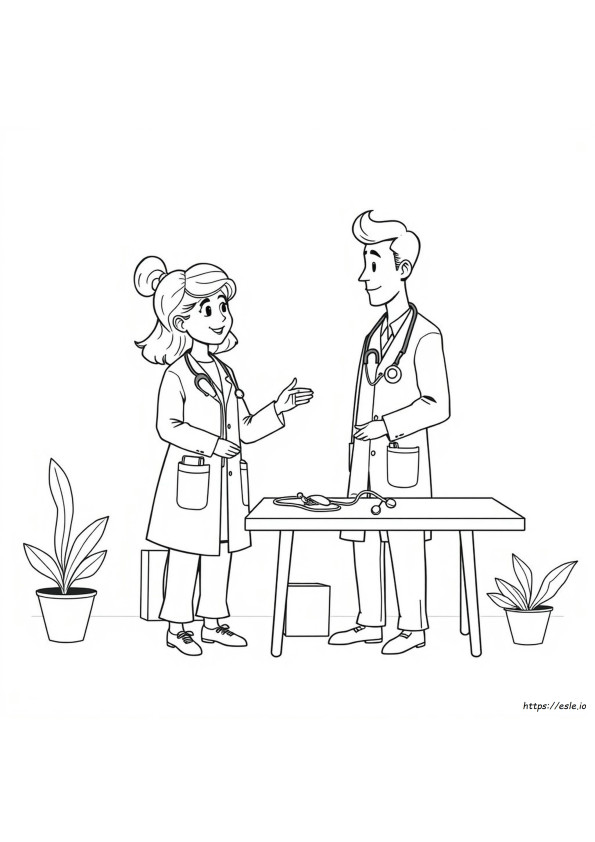 Dokter Kleurplaat