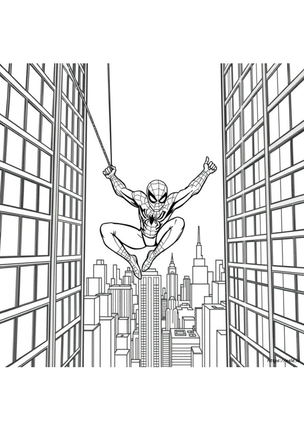 New Spiderman Movie Coloring Pages