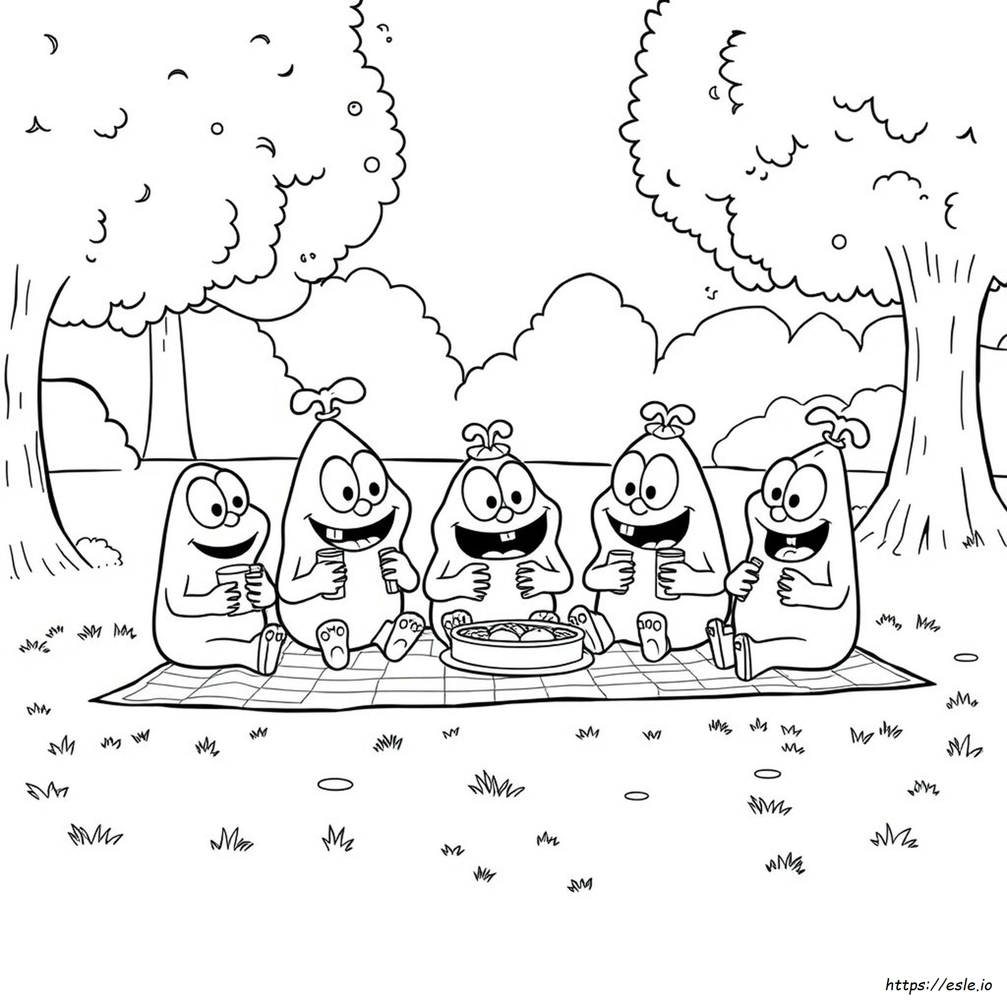 Grossery Gang Coloring Pages