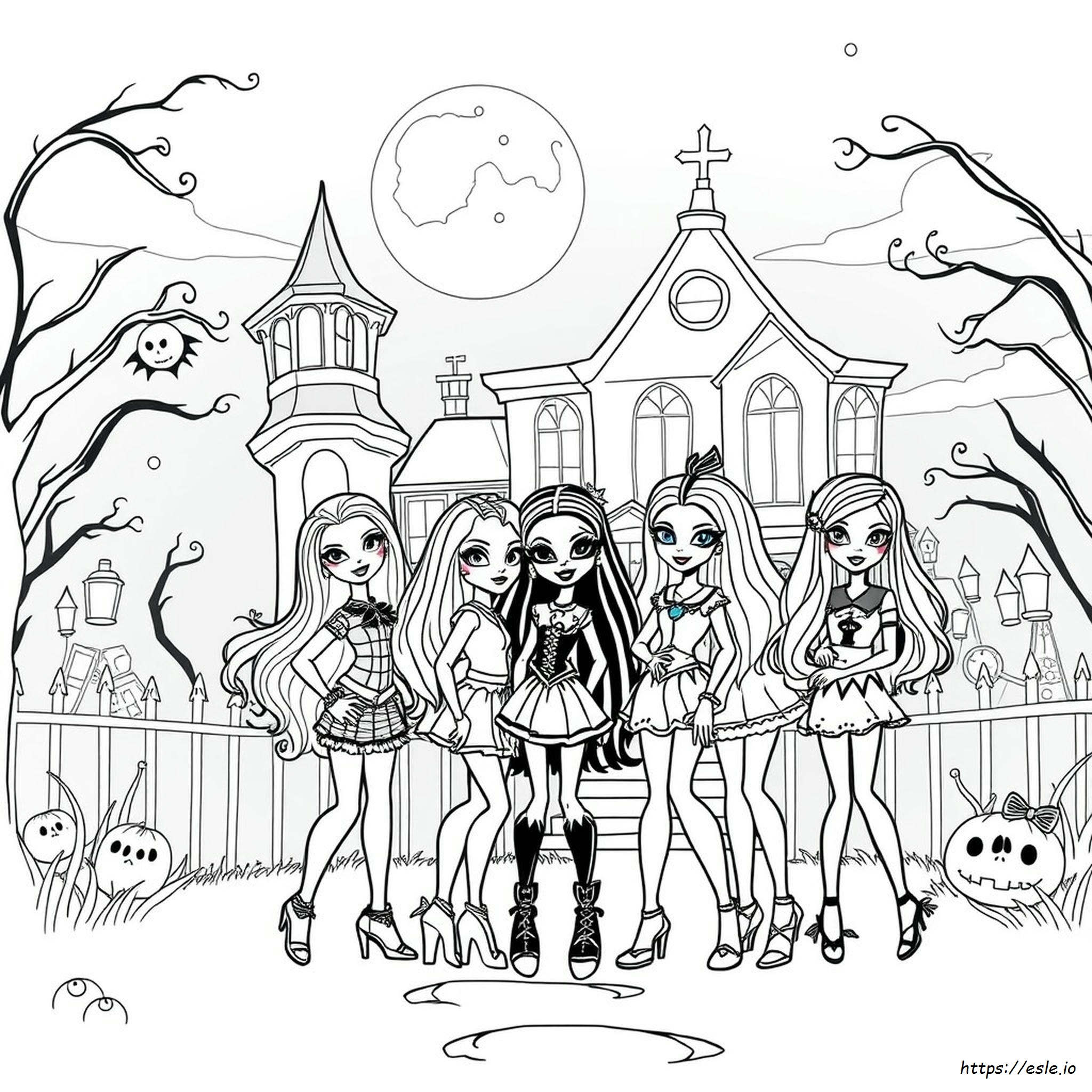 Monster High Movie Coloring Pages
