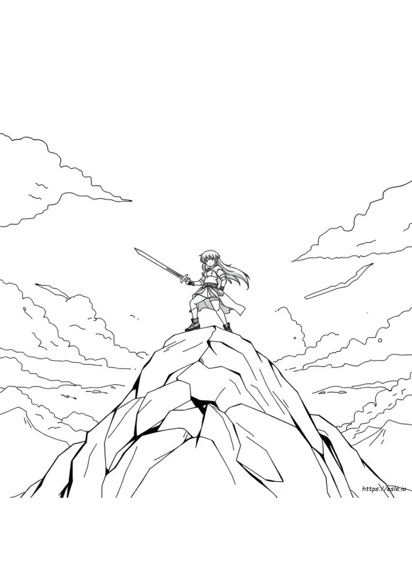 Mikasa Ausmalbild