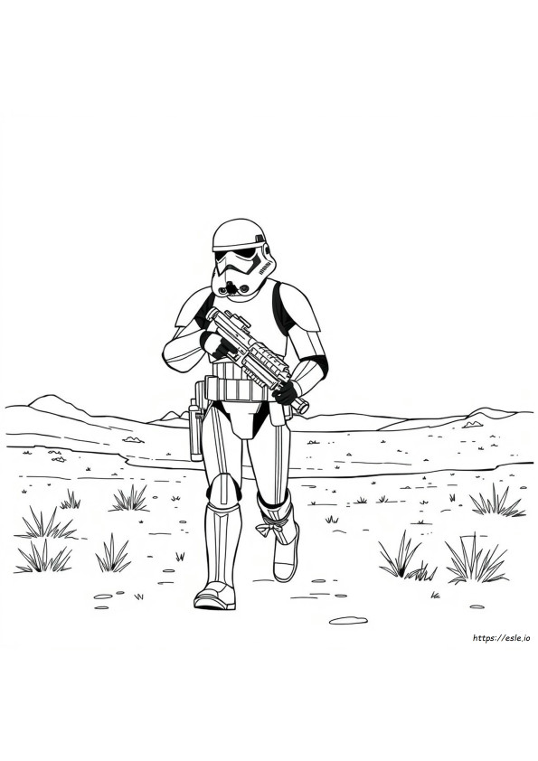 Empire Stormtrooper Coloring Page