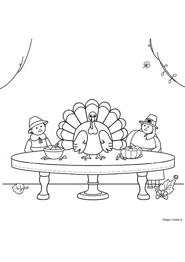 Thanksgiving Coloring Contest Pages