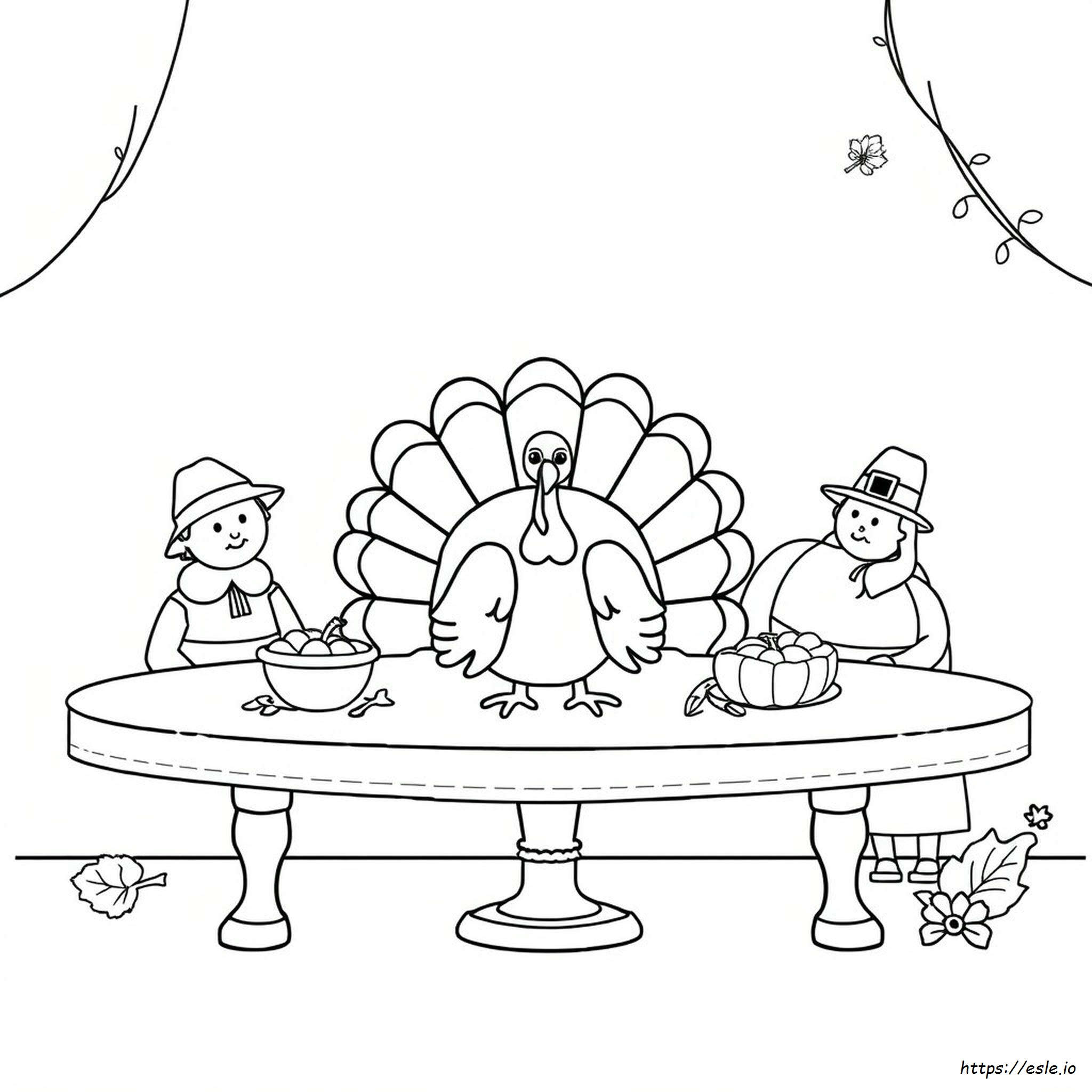 Thanksgiving Coloring Contest Pages