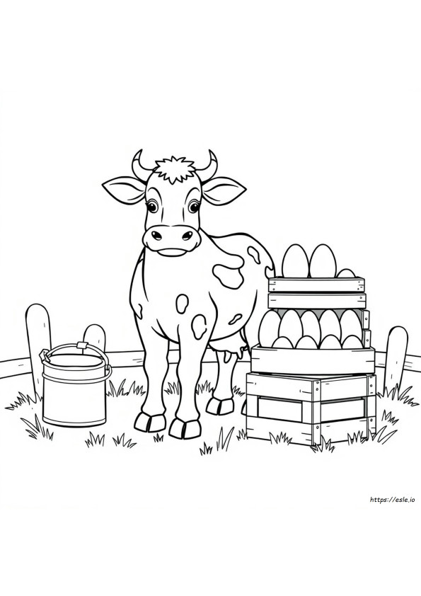 Desenhos De Laticínios Para Colorir