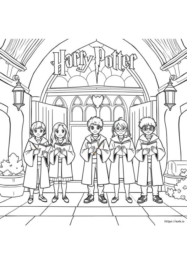 Michaels Harry Potter Coloring Book