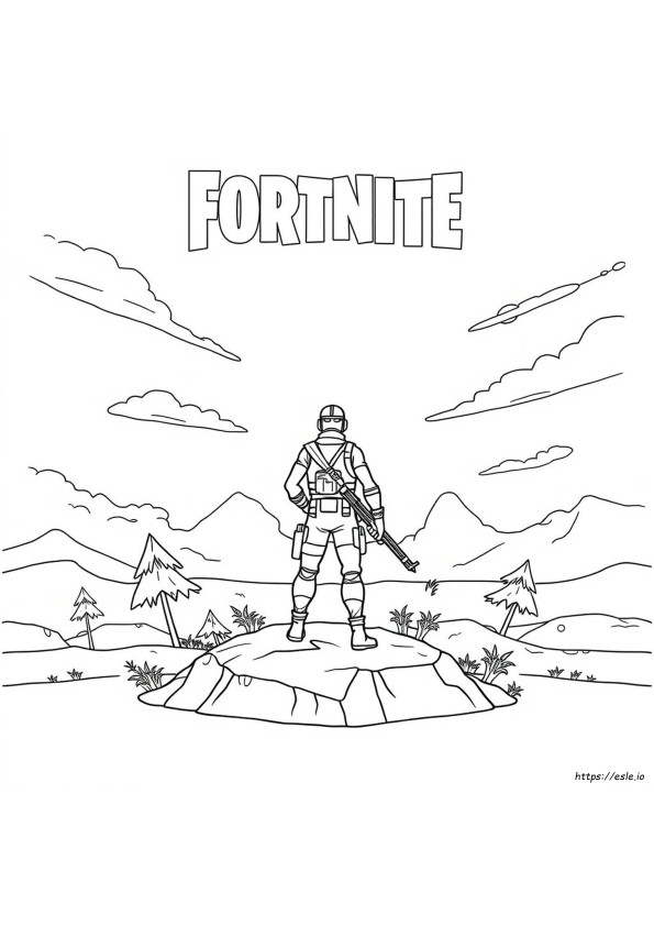 Fortnite Coloring Sheets