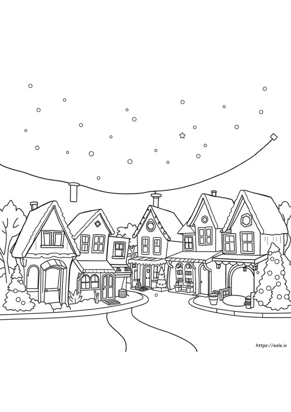 Whoville Town Coloring Pages