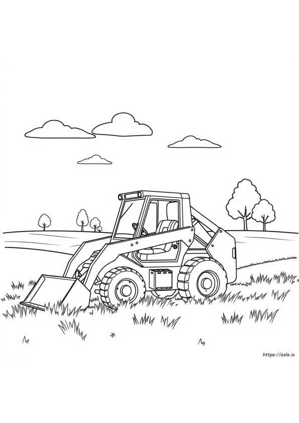 Skidsteer Ausmalbilder