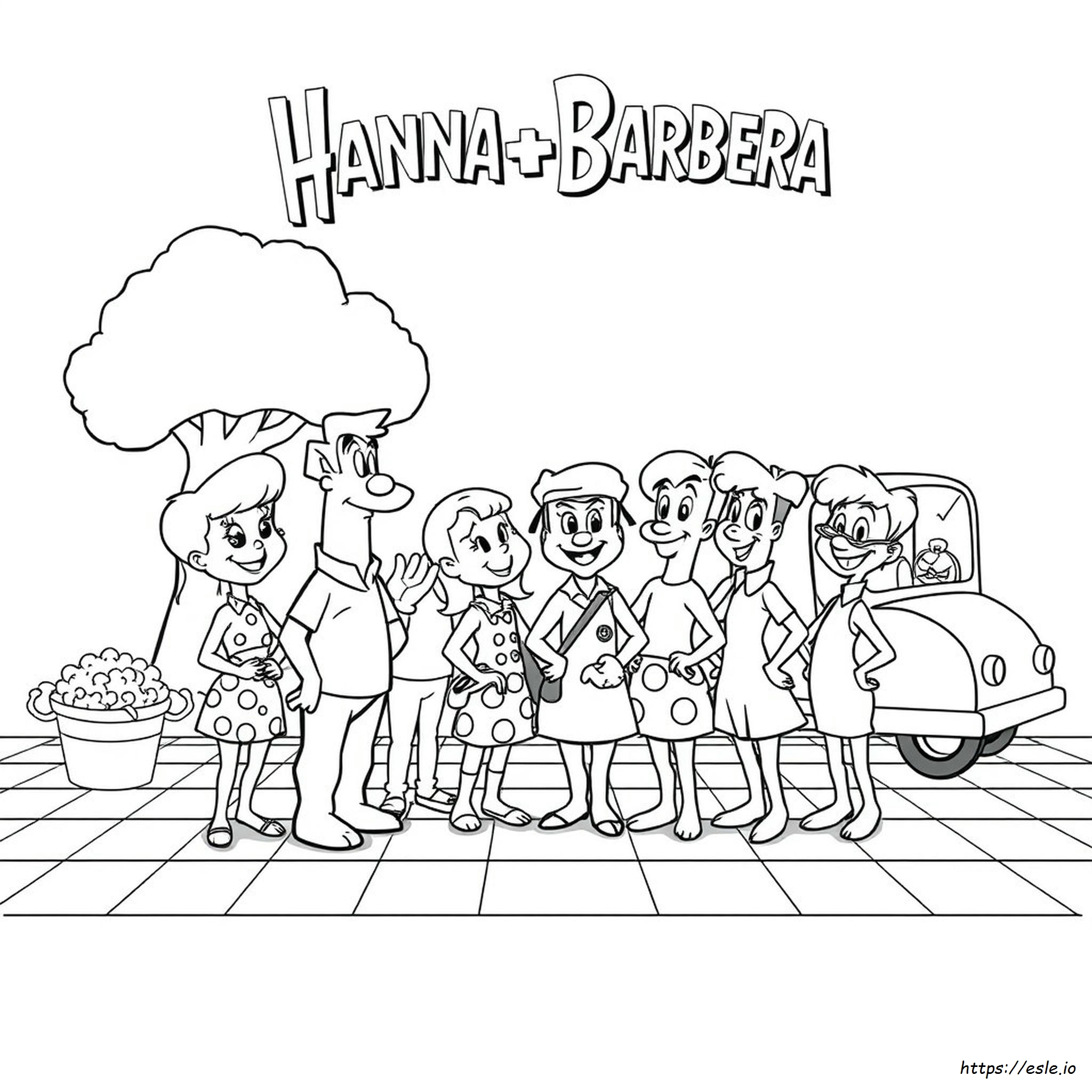 Hanna Barbera Coloring Pages