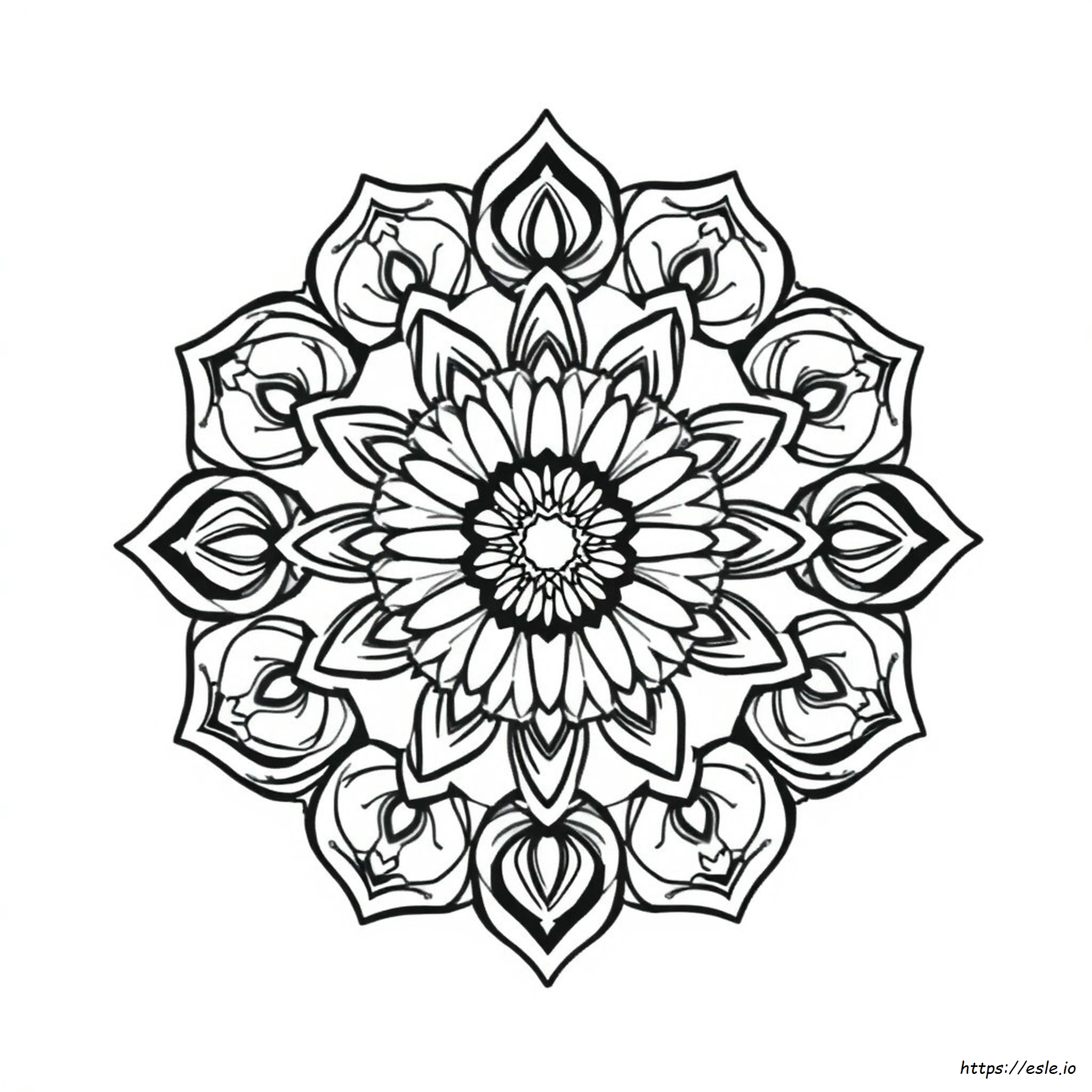 Print Free Mandala Coloring Pages