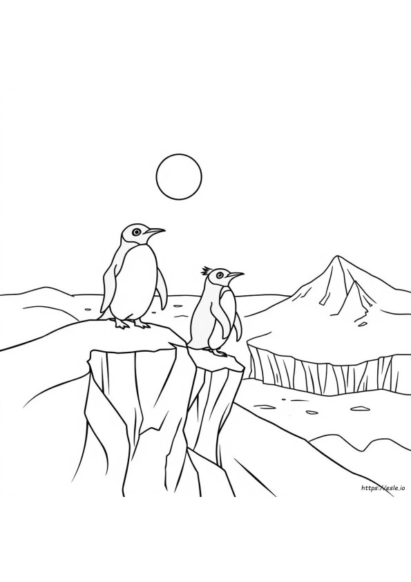 Rockhopper Penguin Coloring Page