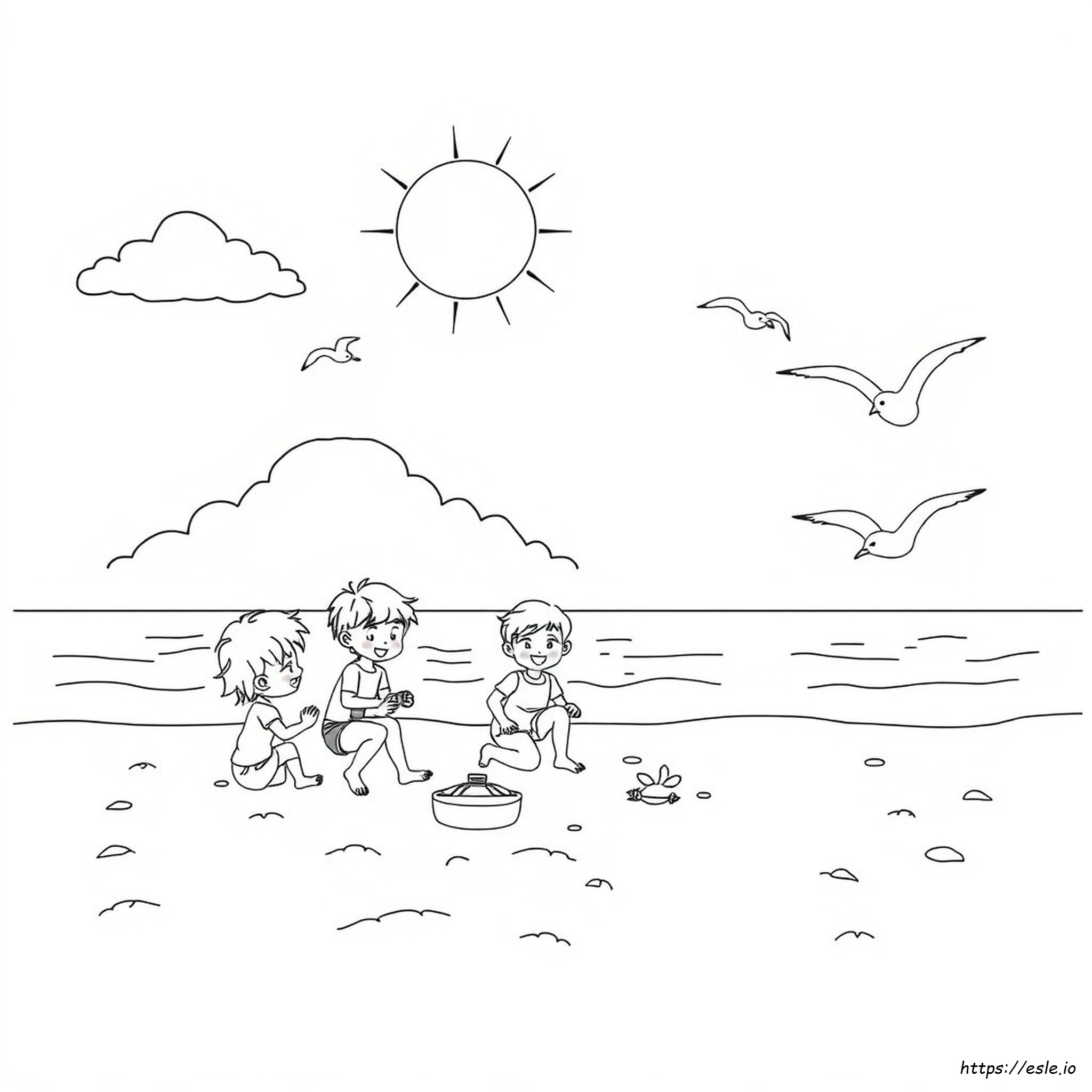 Disegni Estivi Divertenti Da Colorare E Stampare