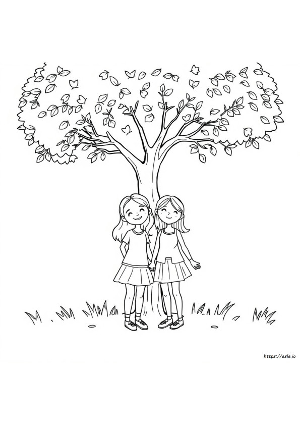 Best Friend Colouring Pictures