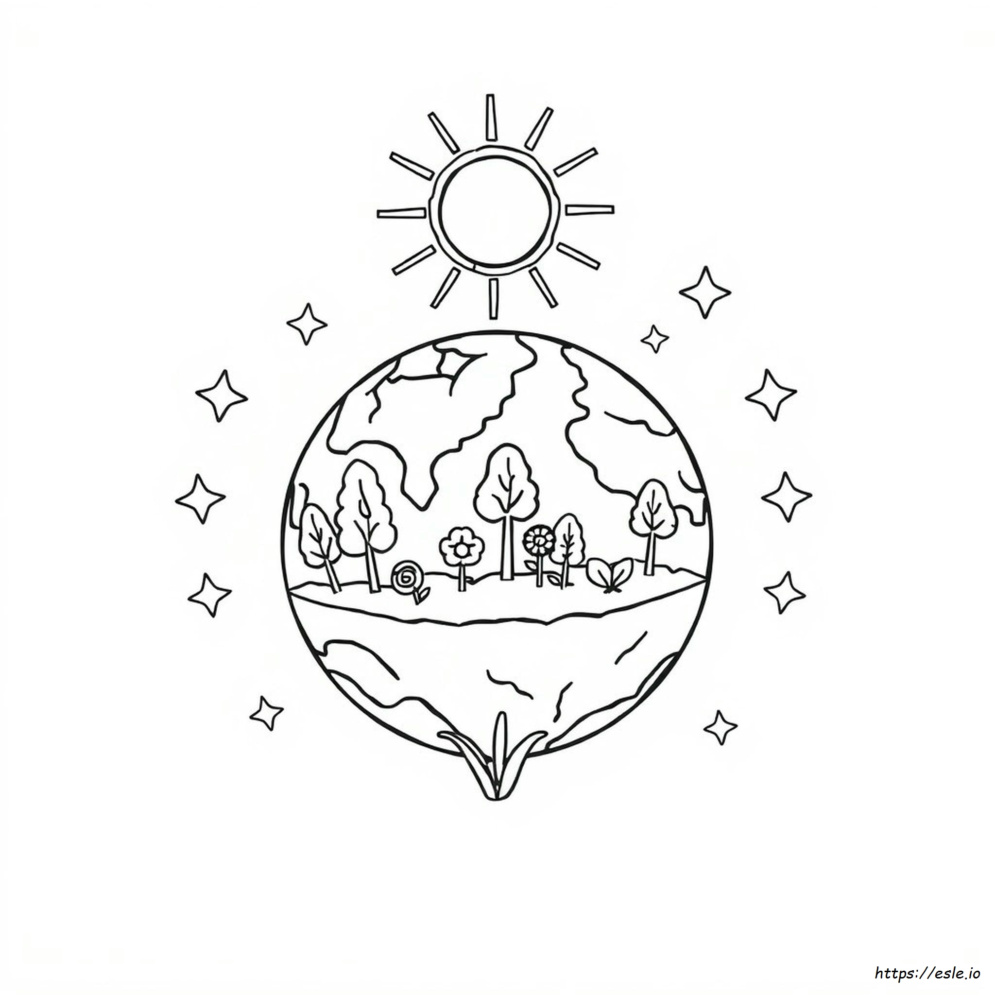Earthday Coloring Pages