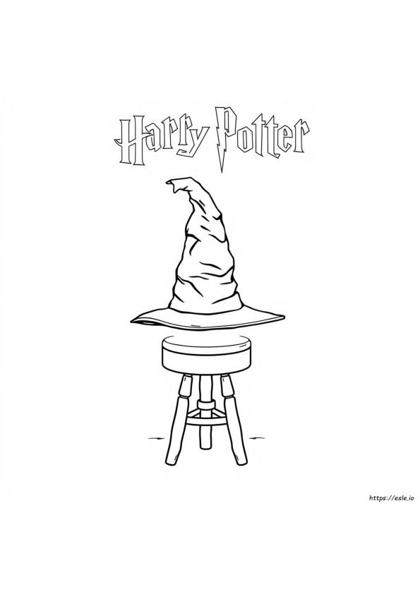 Sombrero De Harry Potter Para Colorear