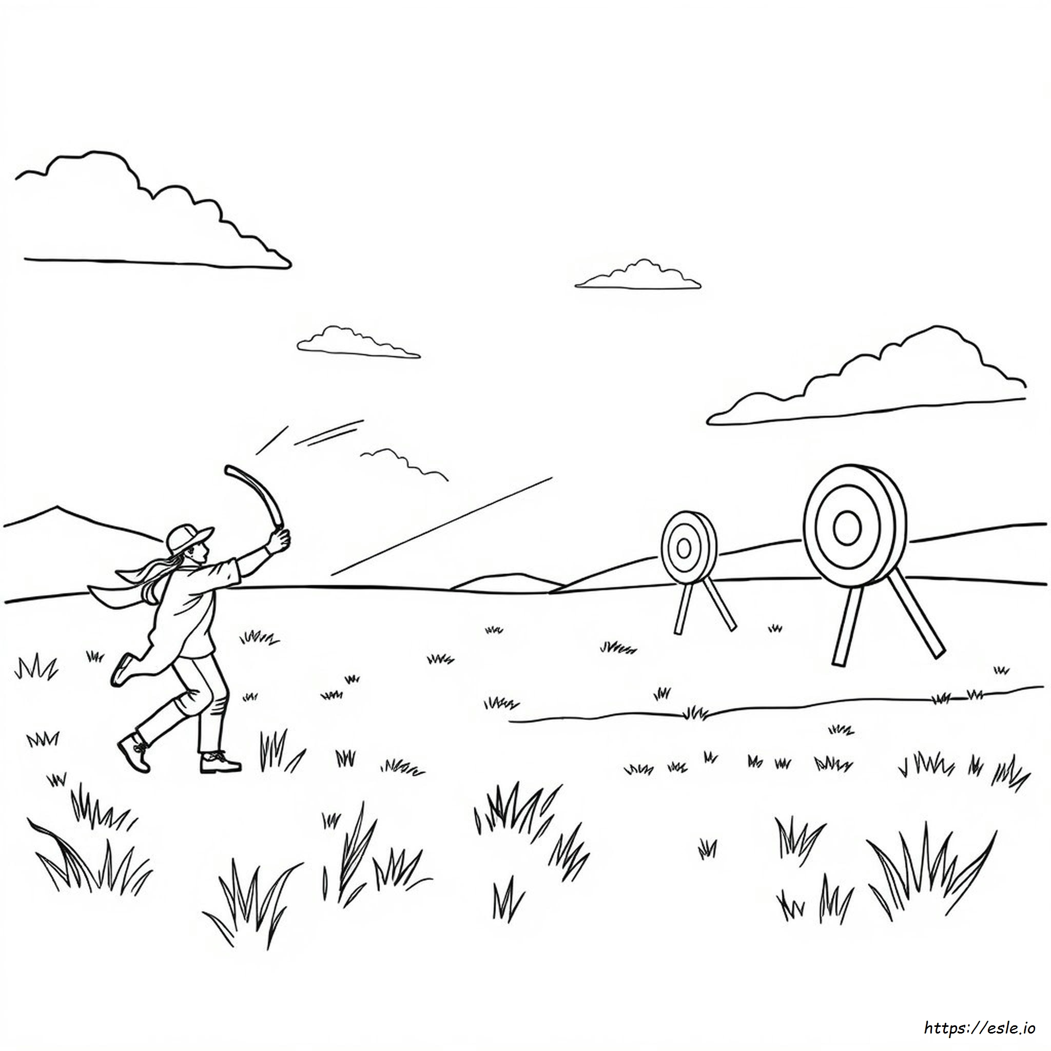 Boomerang Coloring Sheet