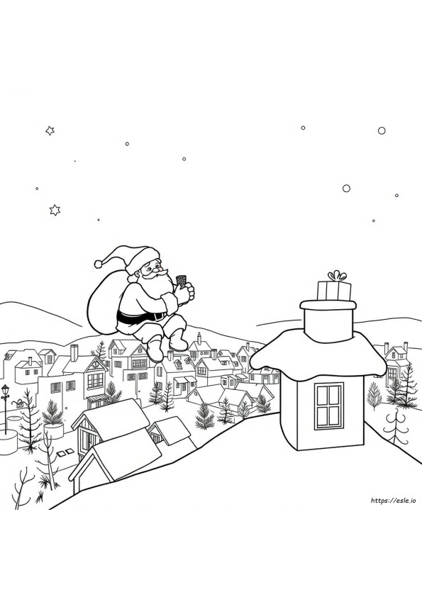 Babbo Natale Da Colorare