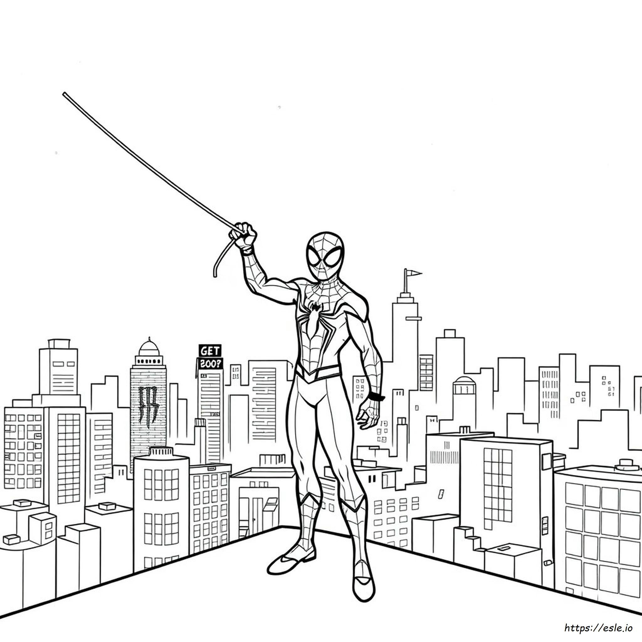 Miles Morales Ausmalbild miles-morales-ausmalbild