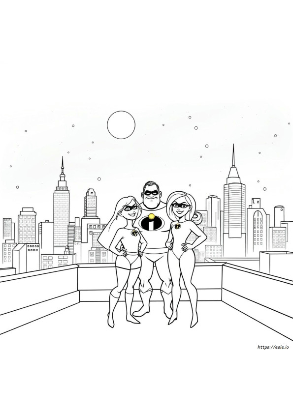 Coloriage Les Indestructibles Pdf