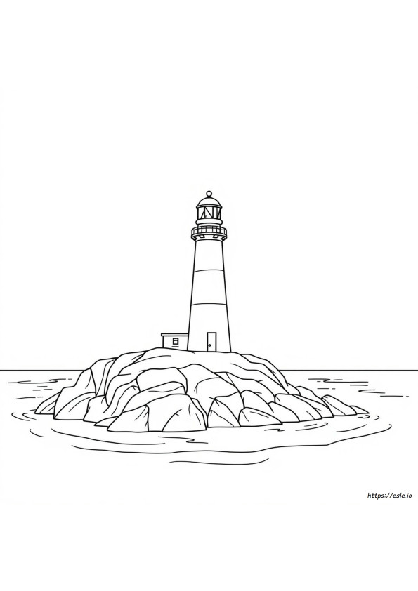 Coloriage Phare Gratuit