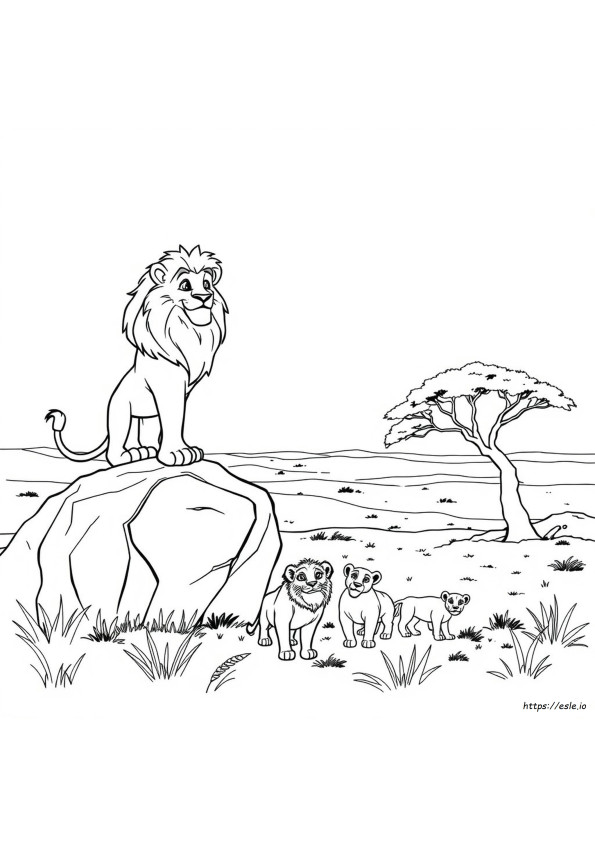 Lion King Coloring