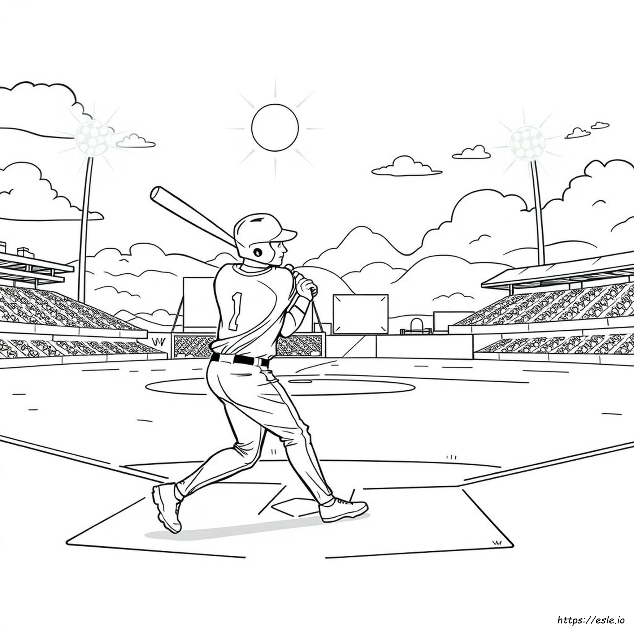 Major League Baseball Coloring Pages