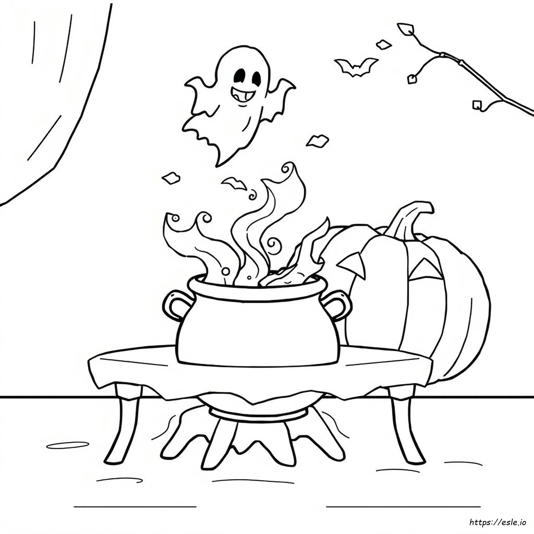 Halloween Mystery Coloring Pages