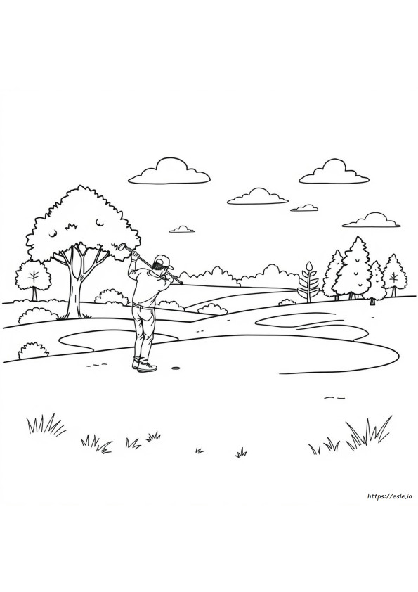 Percorsi Da Golf Da Colorare E Stampare
